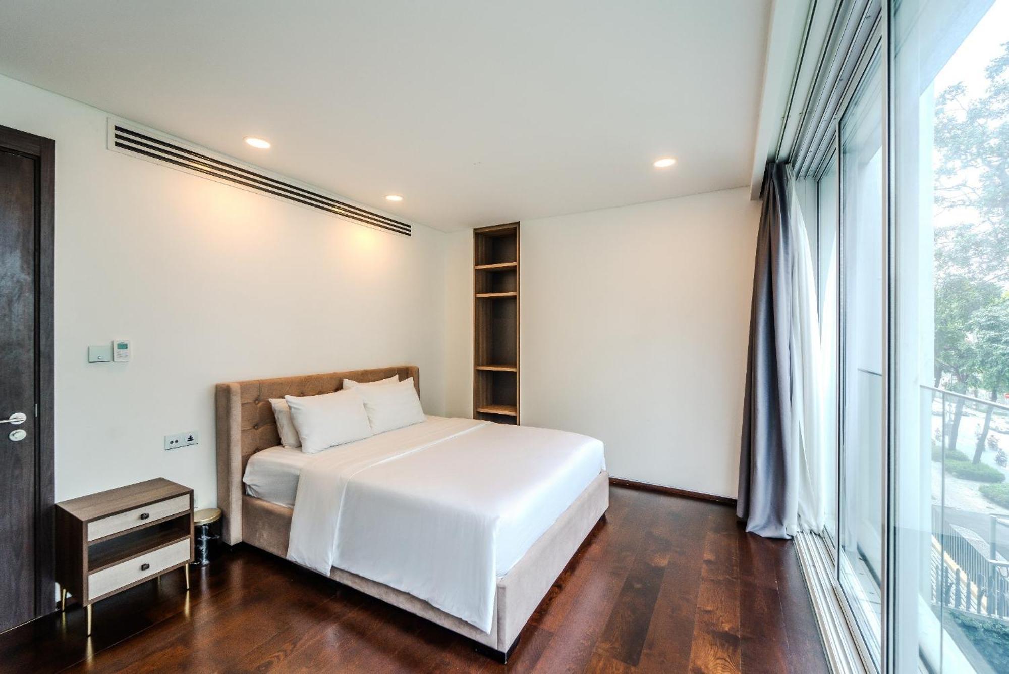 Serenity Saigon Sky Villas - Free One Way Airport Shuttle Ho-Chi-Minh-Stadt Exterior foto