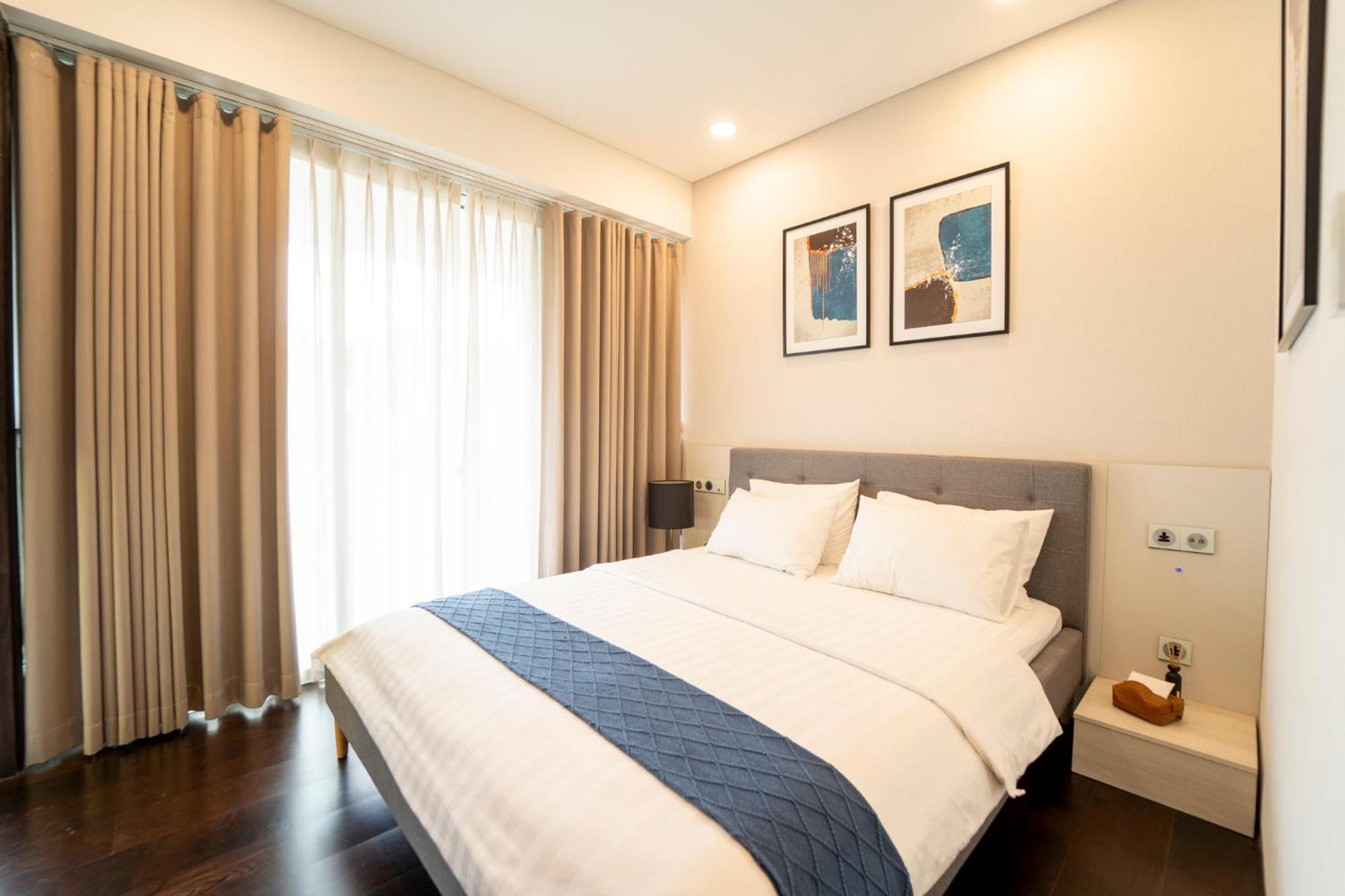 Serenity Saigon Sky Villas - Free One Way Airport Shuttle Ho-Chi-Minh-Stadt Exterior foto