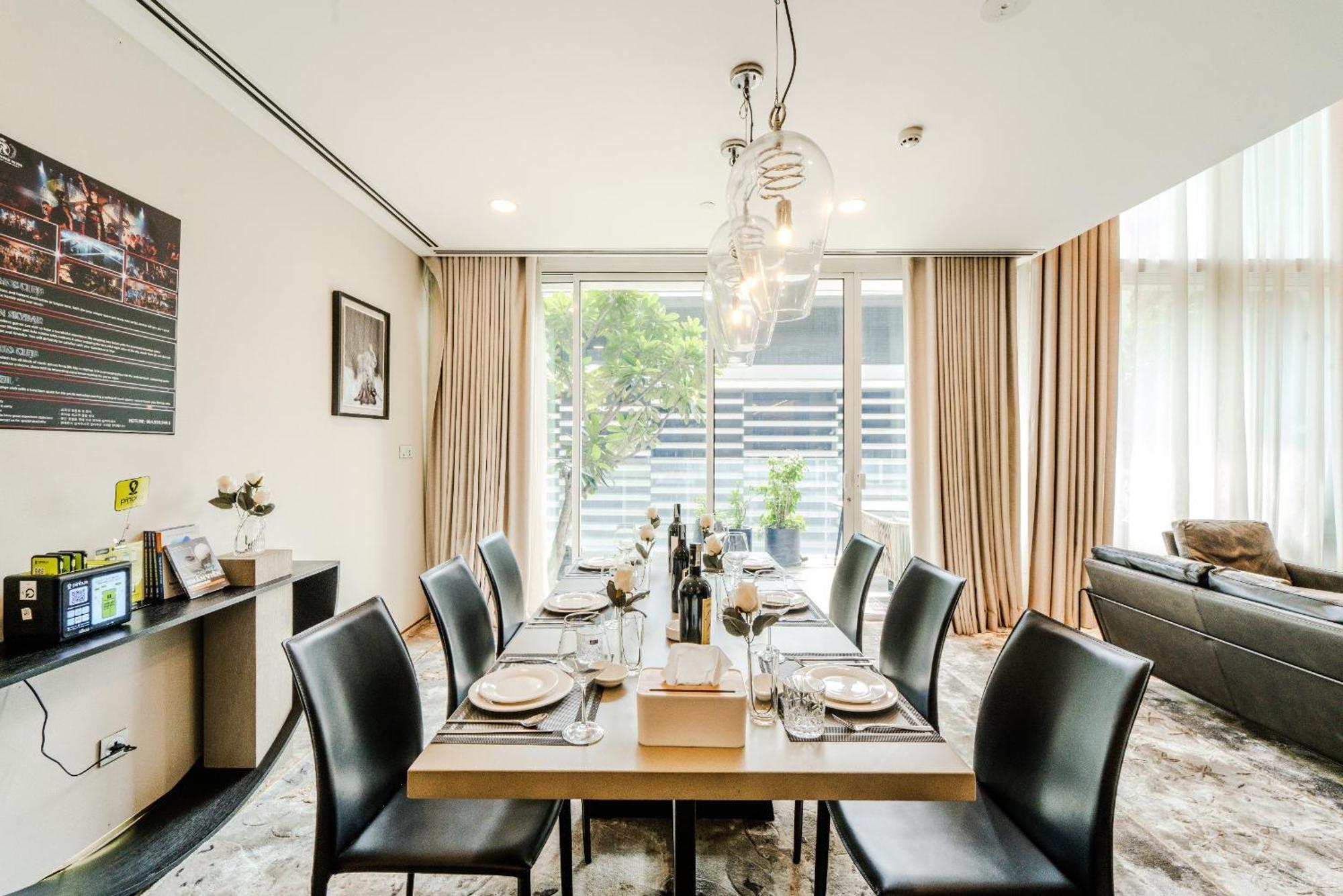Serenity Saigon Sky Villas - Free One Way Airport Shuttle Ho-Chi-Minh-Stadt Exterior foto